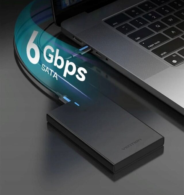 Obudowa dysku twardego SATA 2 5  Vention USB 3.1 Gen2 - imagine 6