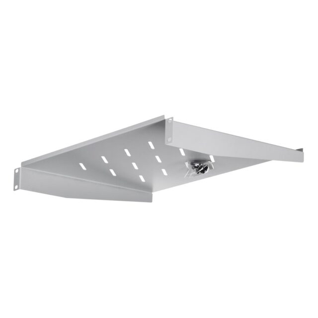 Lanberg shelf for 19  racks universal 1U AK-1008-S - imagine 3