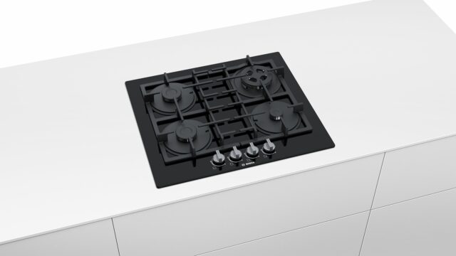 Bosch Serie 4 PNP6B6B90 hob Black Built-in 60 cm Gas 4 zone(s) - imagine 6