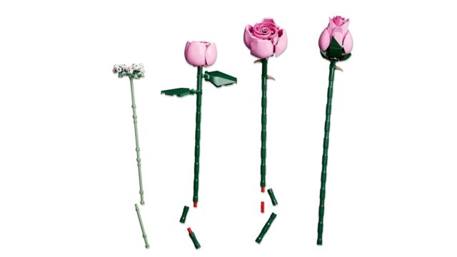 LEGO BOTANICALS 10374 Bouquet of Pink Roses - imagine 9