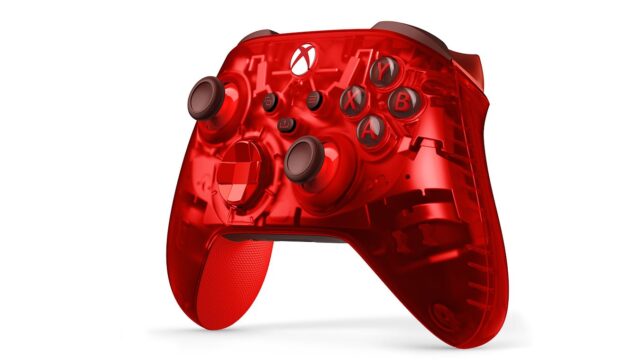 Microsoft Xbox Wireless Controller – Pulse Cipher Special Edition Red Bluetooth Gamepad Analogue / Digital Xbox Series S  Android  Xbox Series X  iOS  PC - imagine 3