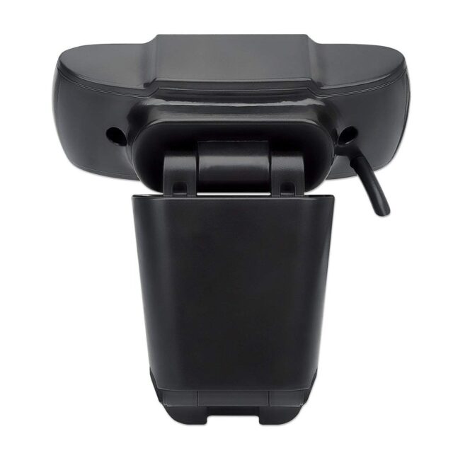 Manhattan USB Webcam  Two Megapixels (Clearance Pricing)  1080p Full HD  USB-A  Integrated Microphone  Adjustable Clip Base  30 frame per second  Black  Three Year Warranty  Box - imagine 4