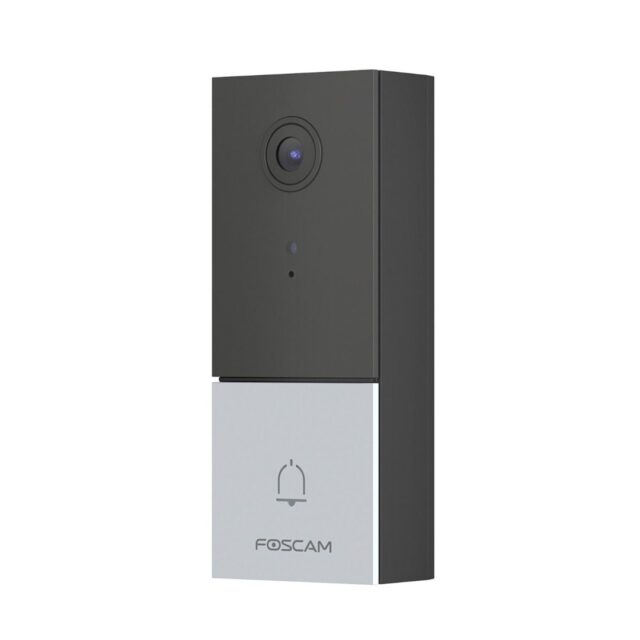 Foscam VD1 video intercom system 4 MP Black  Silver - imagine 2