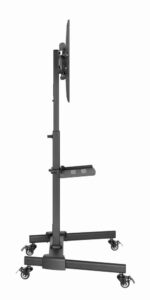 Gembird TVS-55T-01 TV floor stand with caster wheels (tilt)  32  - 55   black - imagine 5