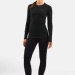 ODLO Merino 160 BL Top Crew Neck l/s women's T-shirt  size S  black