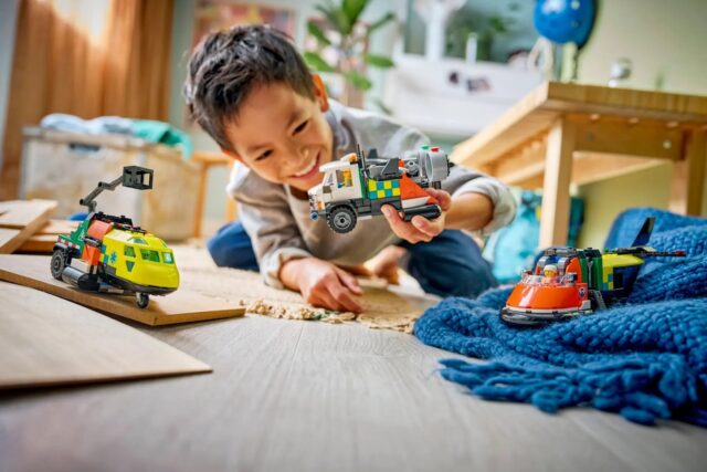 LEGO CITY 60505 Airplane  Service Truck and Hovercraft Rem - imagine 9