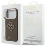 Case Guess FW Resin Logo for iPhone 17    Pro brown - imagine 8