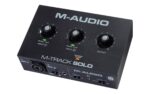 M-AUDIO M-Track Solo USB Audio interface Crystal preamplifier 16 bit 48 kHz Black - imagine 2