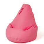 Sako bag pouffe Pear pink L 105 x 80 cm