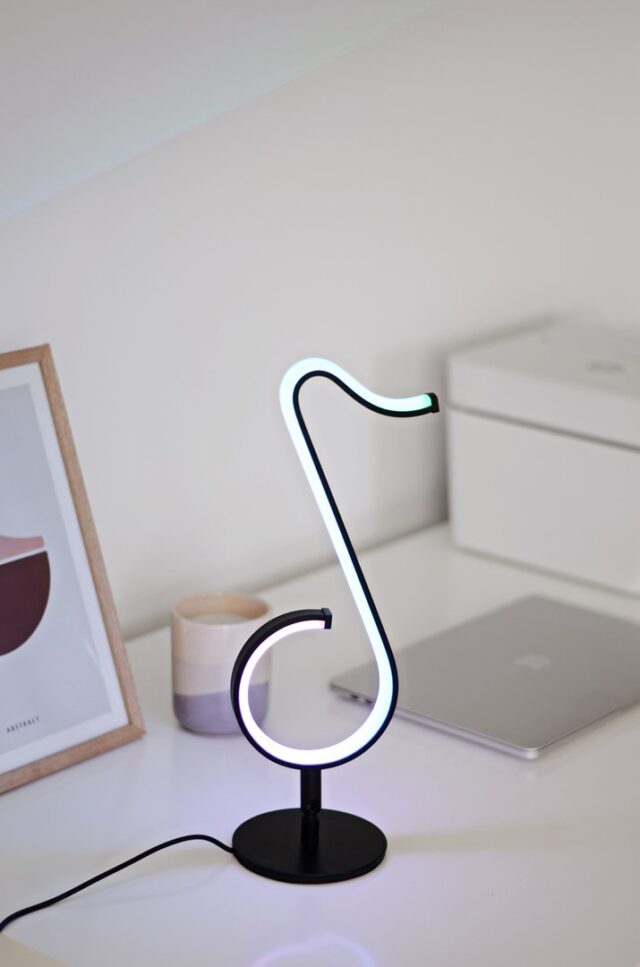 Activejet MELODY RGB LED music decoration lamp with remote control and app  Bluetooth - imagine 4