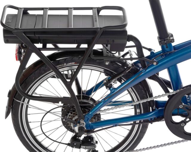 Snapp City-E folding electric bicycle  blue - imagine 6