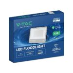 V-TAC 200W LED Floodlight CREE CHIP Black Body Grey Glass 6500K 135lm/W - imagine 2