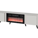 Cama Volare RTV cabinet 200 x 39 x 49 cm cashmere + fireplace