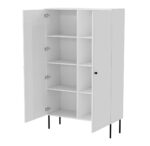 PALAZZO BIS display cabinet 100x39x166 white matt - imagine 2