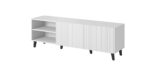 Cama RTV cabinet PAFOS 150x42x52 white matt - imagine 3
