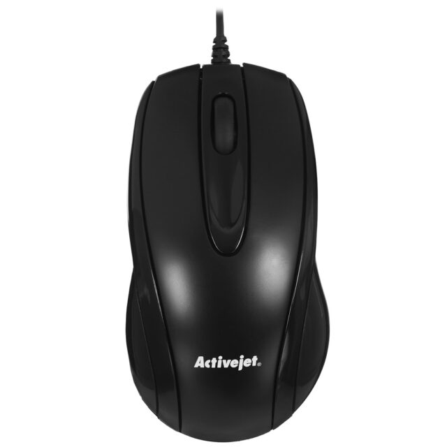Activejet AMY-083 Mouse wired USB (optical; 1000 DPI; black) - imagine 6