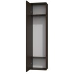 Topeshop DUO SZAFKA CZERŃ bedroom wardrobe/closet 2 shelves 1 door(s) Black - imagine 2