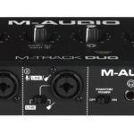 M-AUDIO M-Track Duo USB Audio interface Crystal preamplifier 16 bit 48 kHz Black