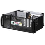 Techly Chassis Industrial Rack 19/Desktop 4U Ultra Compact Black  I-CASE MP-P4HX-BLK6 - imagine 2