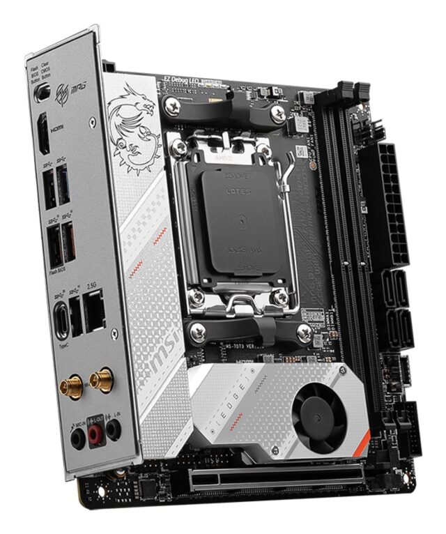 MSI MPG B650I EDGE WIFI motherboard AMD B650 Socket AM5 mini ATX - imagine 4