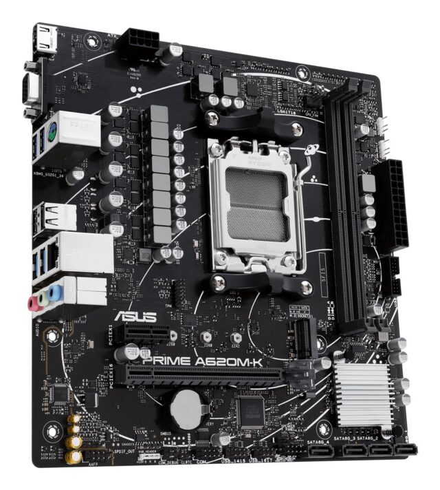 ASUS PRIME A620M-K AMD A620 Socket AM5 micro ATX - imagine 4