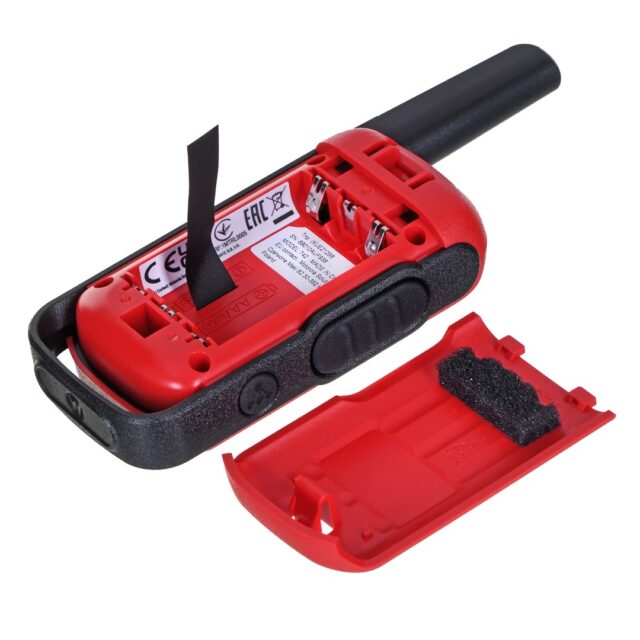 Motorola TALKABOUT T42 two-way radio 16 channels Black Red - imagine 6