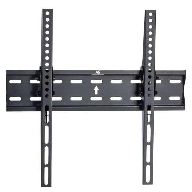 MACLEAN BRACKETS MC-862 Original Extra Sturdy Adjustable Easy Installation TV Bracket 26-55  40kg Universal Black max Vesa 400x400 - imagine 6