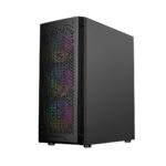 Gembird CCC-FC-400X Gaming ARGB computer case Fornax 400X  black - imagine 5