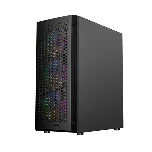Gembird CCC-FC-400X Gaming ARGB computer case Fornax 400X  black - imagine 5