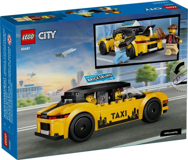 LEGO CITY 60487 Yellow Taxi - imagine 2