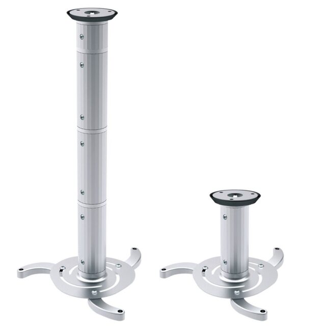 Silver ceiling mount for projectors from 80 mm to 980 mm - imagine 2