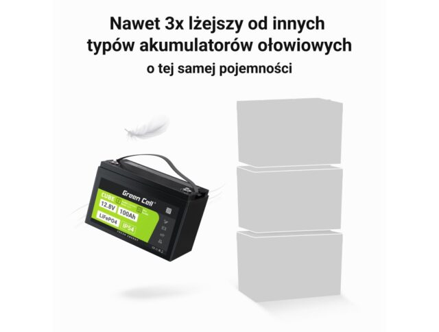 Green Cell LFPGC12V100AH UPS battery Lithium Iron Phosphate (LiFePO4) 12.8 V 100 Ah - imagine 20