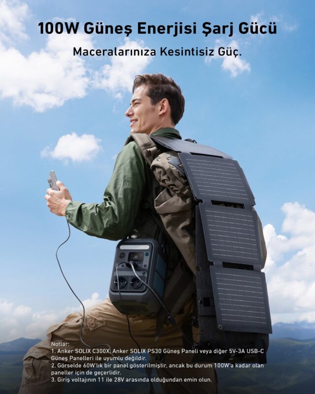 Anker SOLIX C300X portable power station 7 Lithium Iron Phosphate (LiFePO4) 90000 mAh - imagine 2