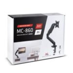 Maclean MC-860 monitor mount / stand 68.6 cm (27 ) Black Desk - imagine 5