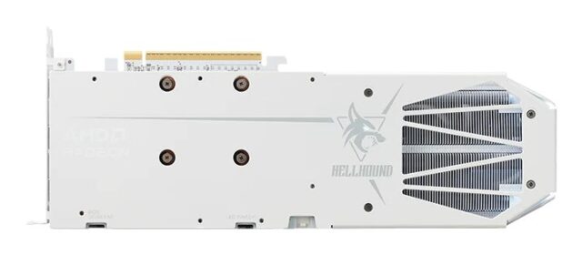 PowerColor Hellhound Radeon RX 9060 XT Spectral White AMD 16 GB GDDR6 - imagine 4