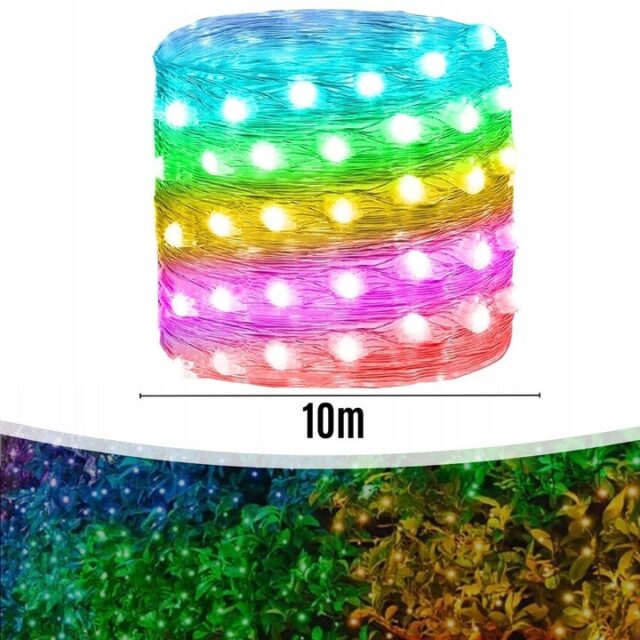 EXTRALINK LAMPKI CHOINKOWE 200 LED MULTIKOLOR ŚWIĄTECZNE SMART WIFI PILOT 10M - imagine 5