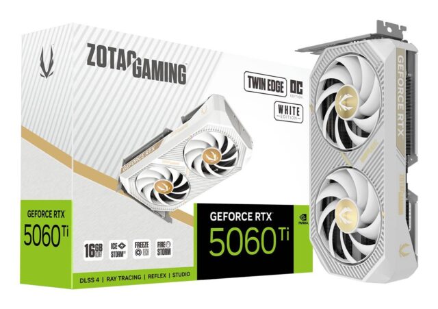 Zotac GAMING GeForce RTX 5060 Ti Twin Edge OC NVIDIA 16 GB GDDR7 - imagine 8