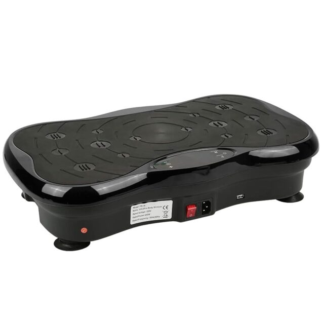 EXTRALINK PLATOFRMA WIBRACYJNA DO ĆWICZEŃ FITNESS MOONWALK SPINMOVE CZARNY - imagine 3