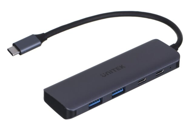 UNITEK HUB USB-C H1107Q; USB-A x2  USB-C x2 - imagine 5