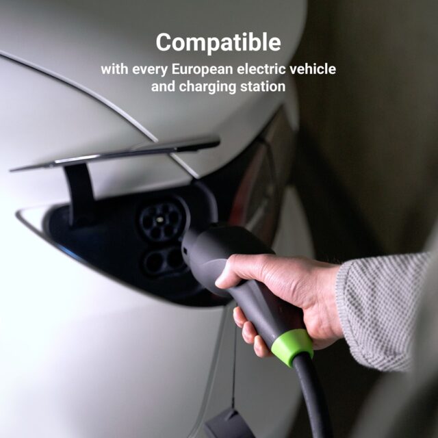 Green Cell EVKABGC02 electric vehicle charging cable Black Type 2 3 7 m - imagine 15