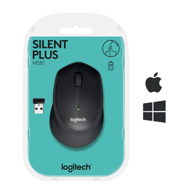 MOUSE LOGITECH M330 SILENT PLUS BLACK - imagine 4