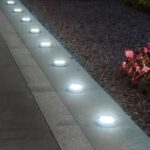 Maclean MCE318 LED Solar Pathway Lights with Ground Spike 12 LED SMD Neutral White 4000K 0.7 W Solar Lamp for Outdoor Path Light Garden Lights IP44 - imagine 8