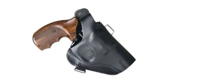 Leather holster for Zoraki K6L revolver with 2.5  barrel - imagine 3