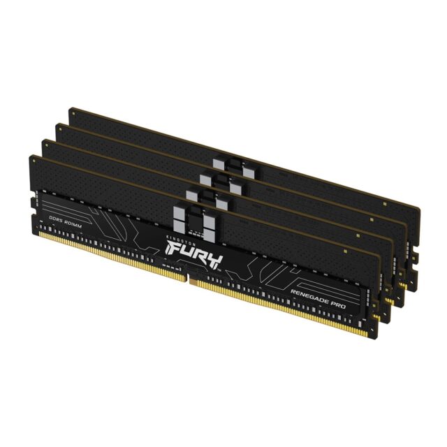 Kingston Technology FURY 128GB 6400MT/s DDR5 ECC Reg CL32 DIMM (Kit of 4) Renegade Pro XMP - imagine 7