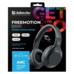 HEADPHONES DEFENDER BLUETOOTH FREEMOTION B695 ANC BALCK - imagine 10