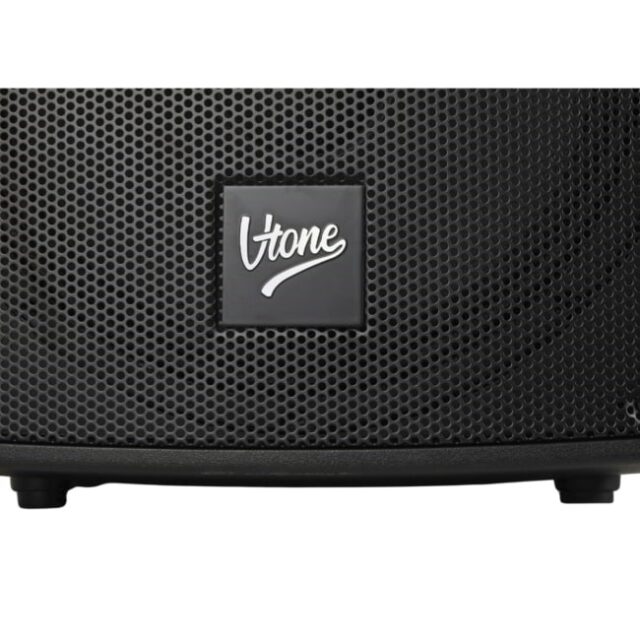 V-TONE BQ12 GO MP3 - active 8  battery-powered speaker with wireless microphone and remote control  black - imagine 7
