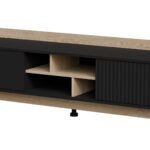 Cama RTV PORTO 2D cabinet 150x38x50 oak/black