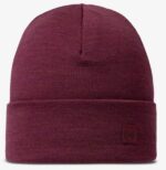 Buff Midweight Merino Wool Hat Red