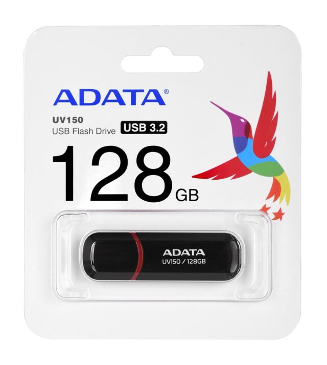ADATA AUV150-128G-RBK USB flash drive 128 GB USB Type-A 3.2 Gen 1 (3.1 Gen 1) Black - imagine 2