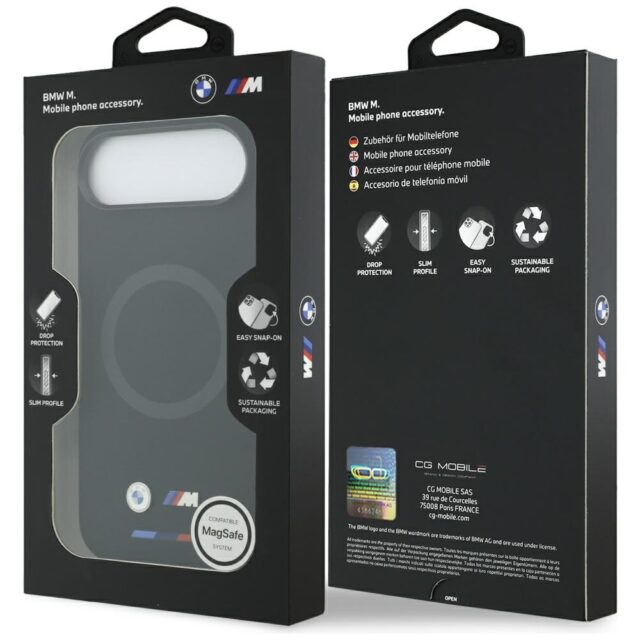 BMW M Silicon Logo MagSafe Case for iPhone Air Black - imagine 8